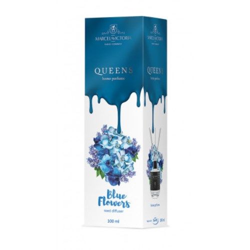 Ароматизатор жидкий для дома/офиса Tasotti "Car & Home" QUEENS White 100ml Blue Flowers (100253)