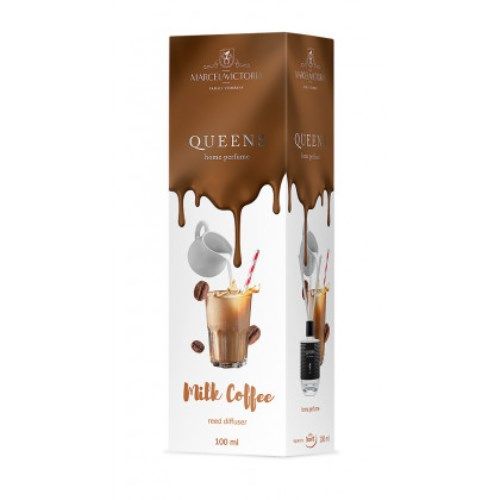Жидкий ароматизатор для дома/офиса Tasotti "Car & Home" QUEENS White 100ml Milk Coffee (100249)