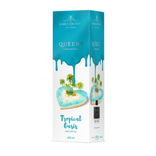Ароматизатор жидкий для дома/офиса Tasotti "Car & Home" QUEENS White 100ml Sunny Melon (100255)
