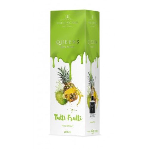 Ароматизатор жидкий для дома/офиса Tasotti "Car & Home" QUEENS White 100ml Tutti Frutti (100254)