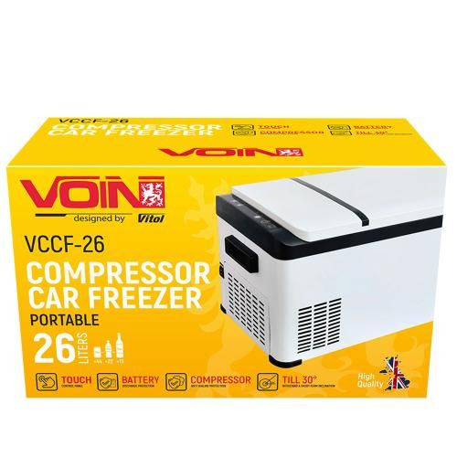 Холодильник компрессорный 26 л. VCCF-26 DC/AC 12/24/220V