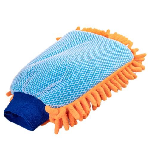 Губка-перчатка для мытья авто микрофибра VSC-1402 25*18 cm