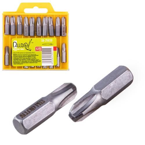 Alloid. Набір біт магнітних для шуруповерта  PH3  25мм, S2 (20шт)