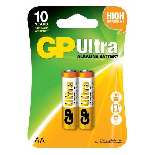Батарейка GP ULTRA ALKALINE 1.5V 24AU-U4 щелочная, LR6, АА
