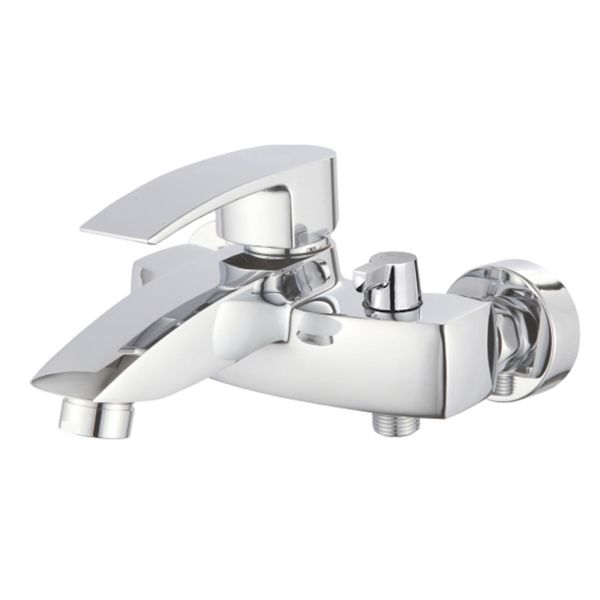 Смеситель для ванны Qtap Swan Eco (с душевым гарнитуром) QTSWA259CRM45534 Chrome