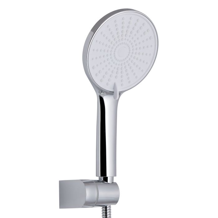 Змішувач для ванни Qtap Jay (з душовим гарнітуром) QTJAY259CRW45553 Chrome/White