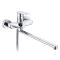 Змішувач для ванни Qtap Aries з довгим поворотним виливом (з душовим гарнітуром) QTARI2601CRM45558 Chrome