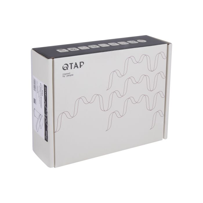 Змішувач для раковини Qtap Presto QTPRE270GRP45581 Graphite