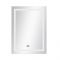 Дзеркало Qtap Mideya 700х800 з LED-підсвічуванням Touch, з антизапотіванням, з годинником, димером, рег. яскравості QT2078DCF7080W