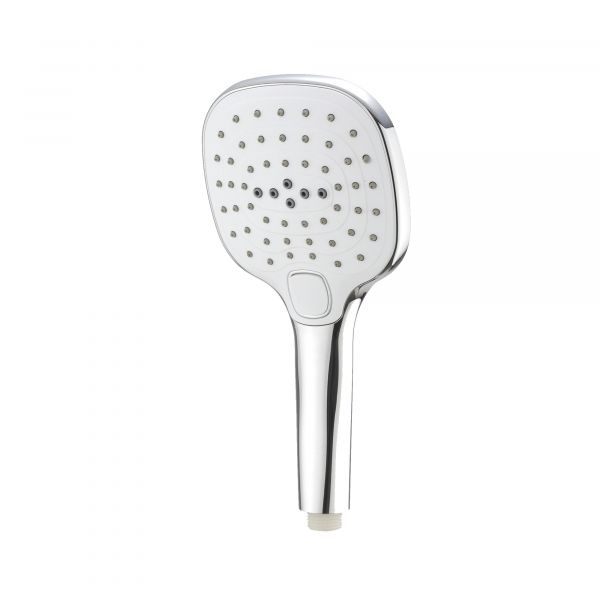 Лійка для ручного душу Qtap Rucni 240x120 мм округла QTRUC125CRM45781 Chrome/White