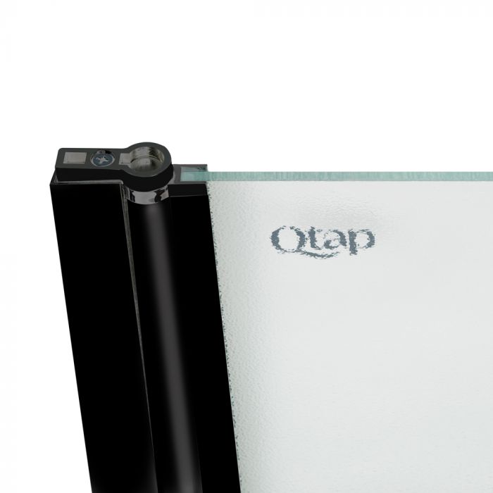 Штора на ванну Qtap Standard BLM407513APL скло Pear 6 мм, 75х130 см, ліва