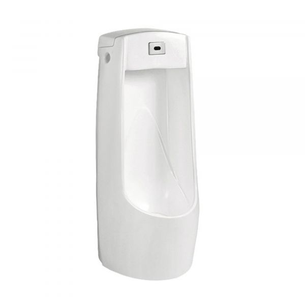 Пісуар підлоговий Qtap Scorpio з ІЧ-датчиком автоматичного змиву 430х370х990 White QT1488101HW