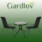 Набір садових меблів Gardlov - стіл 60 см + 2 крісла | Чорний