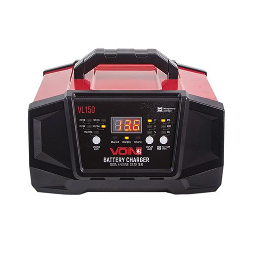 Пуско-зарядний пристрій VOIN VL-150 6&12V/2A-8A-15A/Start-100A/8-180AHR/LCD індик.