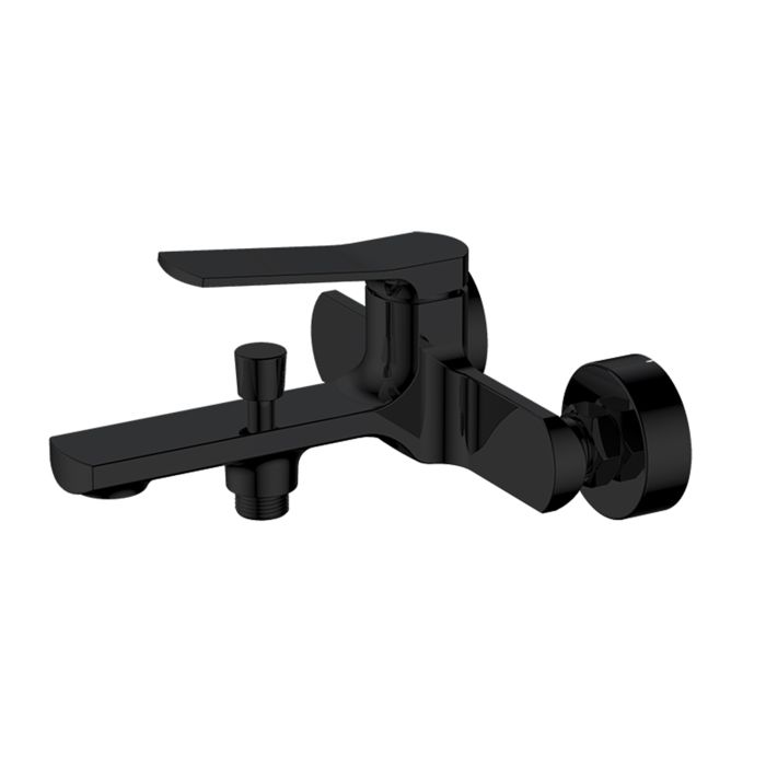 Смеситель для ванны Qtap Slavonice QTSLA259BLM45918 Black Matt