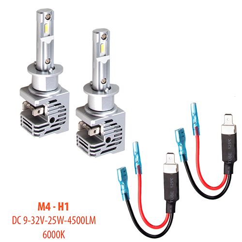 Лампы PULSO M4/H1/LED-chips CREE/9-32v/2x25w/4500Lm/6000K (M4-H1)