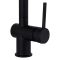 Змішувач для кухні Qtap Rozcesti з висувним виливом з підключенням для питної води QTROZ366BLM45940 Black Matt