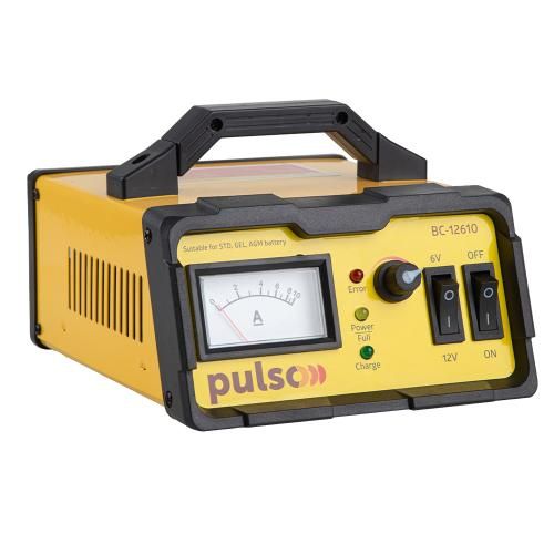 Зарядний пристрій PULSO BC-12610 6-12V/0-10A/5-120AHR/LED-Ампер./Iмпульсний