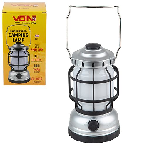 Ліхтар для кемпінгу VOIN VL-4045, LED 2835SMD/150Lm/3xAA (не в комплекті)