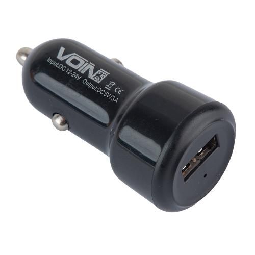 Автомобильное зарядное устройство для VOIN C-36209, 1USB (12/24V - 5V 3,0A) (C-36209)