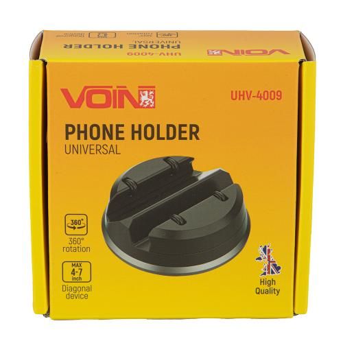 Тримач мобільного телефону VOIN UHV-4009, кріплення на скотч (UHV-4009)