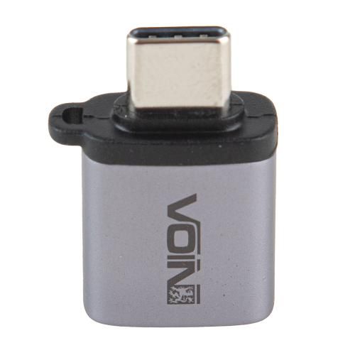 Адаптер OTG VOIN USB 3.0 в Type C Grey (VP-6106)