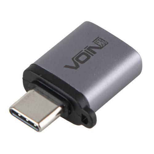 Адаптер OTG VOIN USB 3.0 в Type C Grey (VP-6106)