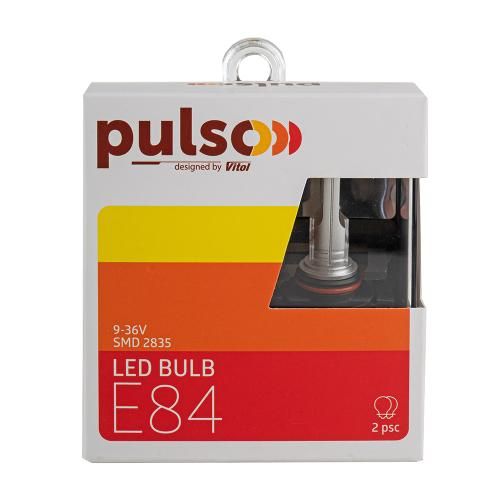 Лампы PULSO E84-HB3/HB4/2835/9-36v/2x15w/2800Lm/6000K (E84-HB3/HB4W)