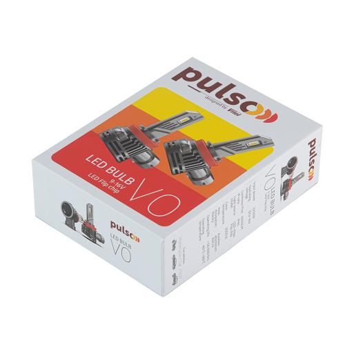 Лампи PULSO VO-H8-H9-H11-H16/LED-chips Flip chip/9-16V/2*50W/6000Lm/6500K (VO-H8/H9/H11/H16)