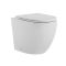 Унитаз напольный Qtap Robin безвидочный Ultra Quiet безобедочный безобедочный с сиденьем Soft-close WHITE QT13223381AW