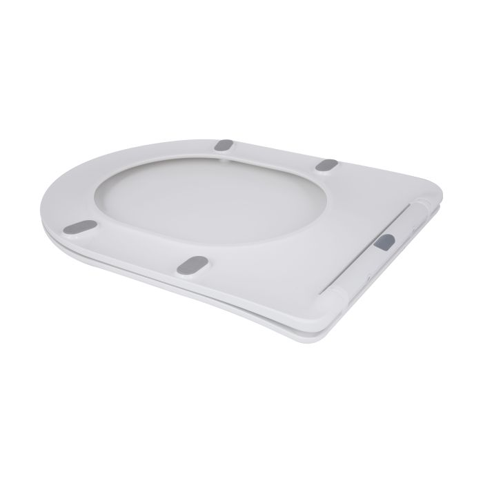 Унітаз підлоговий Qtap Vlasta Ultra Quiet безобідковий з сидінням Soft-close WHITE QT28228300W