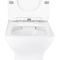 Унітаз підлоговий Qtap Aries Rimless безобідковий з сидінням Soft-close WHITE QT03228302W