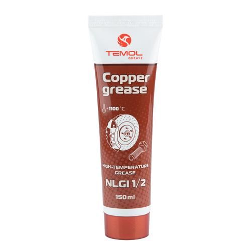 Високотемпературне мастило TEMOL Copper Grease 150 мл +1100°С (NLGI 1/2)