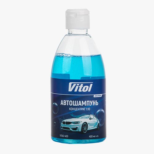 Автошампунь VITOL 400 мл (КОНЦЕНТРАЦІЯ 1:10) (VTAS-400)