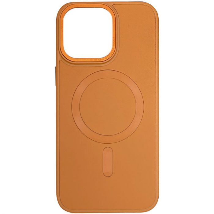 Шкіряний чохол Bonbon Leather Metal Style with MagSafe для Apple iPhone 11 (6.1")