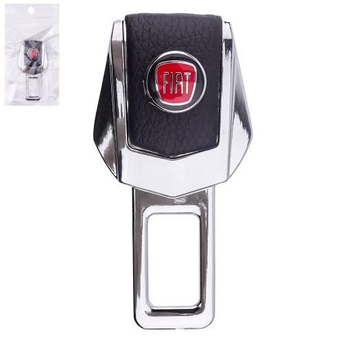 Заглушка ременя безпеки (1 шт.) метал.хром.шкiра