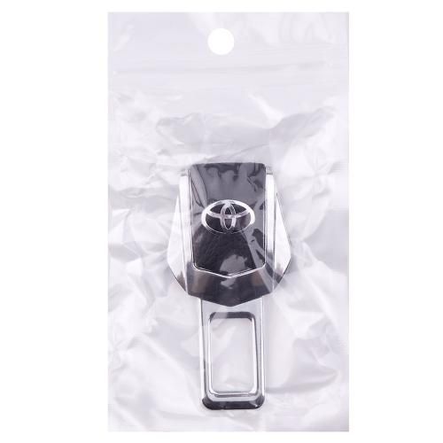 Заглушка ременя безпеки (1 шт.) метал.хром.шкiра