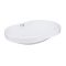 Комплект Qtap Leo: Раковина врізна овальна 590x400x170 мм White + Донний клапан PU02O