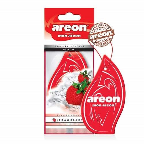 Освежитель воздуха AREON сухой лист "Mon" Strawberry/Клубника