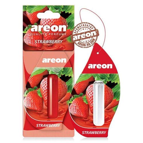 Освежитель воздуха жидкий лист AREON Strawberry 5мл