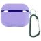 Силиконовый футляр с микрофиброй для наушников Airpods Pro