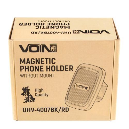 Тримач мобільного телефону VOIN UHV-4007BK/RD магнітний, без кронштейна