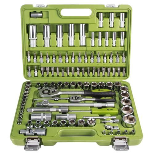 Набор инструмента Alloid 1/2" и 1/4" 6-г108 предметов (НГ-4108П-6)