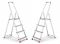 Одностороння алюмінієва драбина HIGHER 4-ступенева 125 кг