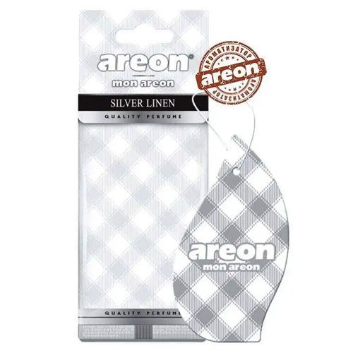 Освежитель воздуха AREON сухой лист "Mon" Silver Linen