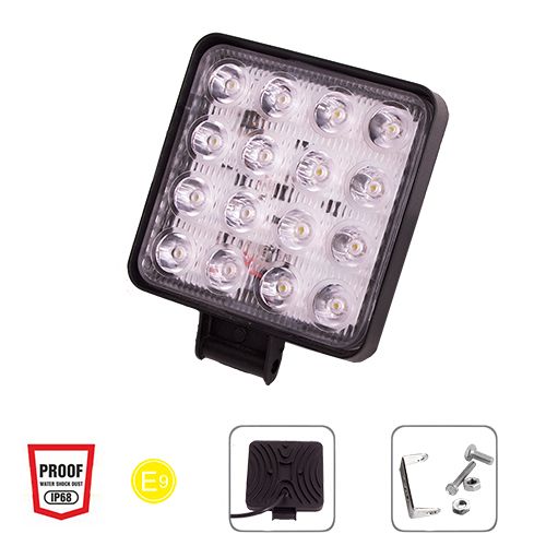 Фара робочого світла WLP-48S1S5 SPOT 16Led*3W /10-30V/48W/6000K (WLP-48S1S5)