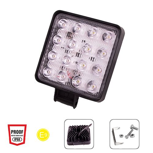 Фара рабочего света WLP-48S1F5 FLOOD 16Led*3W /10-30V/48W/6000K (WLP-48S1F5)