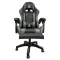 Комп‘ютерне крісло GAMER KO24SZ Чорно-сірий, екокожа