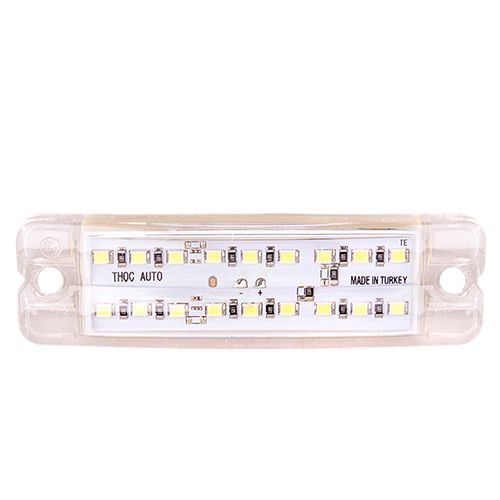 Повторювач габариту (палець подвiйний) 18 LED 12/24V бIлий