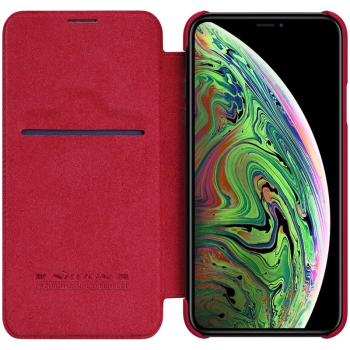 Шкіряний чохол (книжка) Nillkin Qin Series для Apple iPhone 11 Pro (5.8")